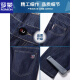 
Romon brand light luxury high-end ice silk men's jeans 2025 new loose straight-leg tensile long pants men's summer style 9767# dark blue thin style 28 waist 2 feet 1