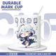 Hanoufei 2d Ceramic Mug Funing Faning Fan Prink Cup Cup Cup Home Cup Milk Tea Cup с крышкой [белый]-My1391 изысканная кружка [стиль одно чашки]