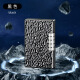 Unsing the side of the ringing side of the ringing side of the ringing grinding wheel windproof metal texture lighter manufacturer wholesale 854 old-fashioned silver stand-alone machine [send stones]