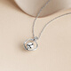 Saturday Fortune S925 Silver Freshwater Pearl Necklace Pendant Birthday Gift X0612435 40+5cm