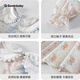 
Keying GOWINBABY girls' dress French cotton 2025 autumn girls doll collar skirt girls' sweet puff sleeve princess dress blue pink 120 (suitable for height 110cm-120cm)
