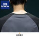 Romon 2025 Ice Silk Mesh Slee Raglan Sleeve à manches courtes Top à manches courtes pour hommes volutiers minces T-shirt de sport à séchage rapide [Dilage rapide de la soie de glace] 844 T-shirt gris clair m [Recommandé 85-100jin [Jin est égal à 0,5 kg]]]
