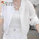 
Woodpecker American Fashion Simple 2025 Summer Thin Jacket Women's Loose and Evergrande Clothes Short Outdoor Sunscreen Clothes Women's White 2XL Recommended 125-140Jin [Jin equals 0.5 kg]