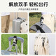 Hanoufei suitcase buckle external buckle lock hook quick buckle carabiner backpack suitcase multi-function bundling straps for black curtain [upgraded metal buckle]