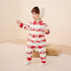 Balabala children's clothing baby jumpsuit newborn baby baby fart-covering clothes boys and girls winter crawling clothes thickened warm soft cute red goldfish 00316 80cm