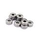 Xmsj miniature précision mini balle de rainure profonde 608zz diamètre intérieur 1.52345678 mm modèle de roulement rose rouge 693zz 3 * 8 * 4