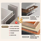 Jiumu (Jomoo) Raum Aluminium Waben-Creme-Stil kleiner Apartment Badezimmerschrank vertiefen Keramik integriertes Waschanschluss Badezimmerschrank Badezimmer Waschbad D Keramik Badhoneycomb Aluminium 4837 Schubladenschrank + tiefer
