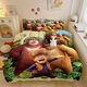 Disney (Disney) All-Cotton-Cartoon-Bär-Spuk-Drei-teiliger Studentenwohnhauses