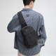 Walker Shop Bast Bag Men [Spinning Oxford résistant à l'eau] 2025 Nouveau sac à bandoulière de grande capacité à la mode à la mode Petit sac à dos noir Small (hauteur 33 * Largeur 21 * Épaisseur 10cm)
