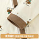 Badibadi Autumn New Pure Cotton Baby Baby and Girl Home Clothing Juego de aire acondicionado Traje Bosque Oso 100