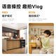 Haiqiu Huawei 8 million camera home monitor 360 degrees without dead corners and night vision panoramic voice call response to indoor baby care Max [4K version] 360 Infinite Tracking <Xangsong Green> Built-in 64G [Privacy Encryption]