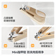 Manlong baby nail clippers children's nail clippers newborn baby anti-clip meat nail polishing artifact set - Plulan