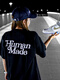 American Trendy Brand Human Makon Year Year Limited kurzärmelige Männer Paar Sommer Cartoon Tier T-Shirt Frauen Top 3879 Black S
