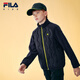FILA children's cotton clothing 2025 winter new large and small children's sports jackets boys and girls school uniform artifact RD Sapphire-NV 165