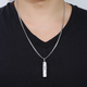 Zhou Qingxiang PT950 Platinum Pendant Men's Dragon Pillar Totem Pendant Platinum Necklace Pendant Birthday Chinese Valentine's Day Gift Dragon Pillar Pendant 6.6g - Height 4 Width 0.8cm