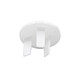 Socket anti-child electric shock protective cover jack cover plug safety plug hole blocking plug strip sealing cover anti-electric shock children's socket protective cover three holes - 20 pieces