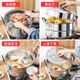 Big brand same style stainless steel thickened steamer multi-layer household steamer induction cooker gas stove universal 36cm thickened double-layer steamer (for 6-7 people)