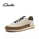 Qile Leder Clark Art -Serie Herrenschuhe Modetrend Casual Sneakers Craftrun Lace White 43