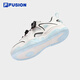 
FILA FUSIONMr Doodle Fashion Brand KICK 3 Co-branded board shoes and sneakers women's shoes Snow White/Spring Pollen-SP 37.5