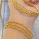 He Jiagong Lao Phoenix 999 gold pure gold Sansheng III bouncy bead elastic bracelet Internet celebrity multi-layer design bracelet high security