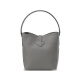 Longchamp Roseau Essential17 Botón de bambú Botón de vaca Bolsa Bolsa de un solo hombro Mini paquete básico de gris para mujeres (bolsa + bolsa de polvo)