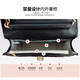 Golden Fox (Foxer) 2025 Nouveau sac de chaîne de diamant en cuir de luxe léger pour femmes pour femmes crossbody petit sac carré cadeau d'anniversaire pour petite amie noire