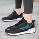 Outdoor sports walking shoes for women 2025 summer breathable light and comfortable mother shoes soft sole non-slip fashion elderly shoes JJ-6636 red 36