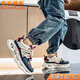 Chaussures masculines orientales chameaux 2025 Nouveau été en maille respirante courir sportive Sports Casual Chaussures polyvalentes épaisses semelles rehausser les chaussures papa hommes Milan 42