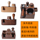 德龙EC9355/9155/9555/9885/9865银骑士无底手柄压粉器底座布粉器 德龙9系专用-胡桃木压粉器