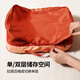 M Square Travel Storage Bag Gepäck Kleidung Jungvermählten Flitterwochen Reisekleidung Kleidung Tasche Spanische Wand rot