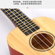 Ukulele Masculino y femenino Practice Piano Piano Piano Piano Pequeño Guitarra Instrumento de regalo de alto valor Negro de 21 pulgadas (piano individual, sin accesorios)
