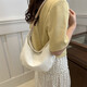 Sacs de mode pour femmes Sacs de bodal de bodal polyvalent japonais simples pour les étudiants sacs de boulettes de grande capacité pour la mode 805 blanc