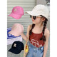 Ultraman Children's Hat Spring and Autumn R Letters 2025 New Baseball Cap Boy Baby Fashion Baseball Cap Sun Hat 2# Rose Red Mesh Breathable Model 2-15 Years Old All Size