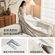 Lin's Home Furnier Tofu Block Fabric Cloud -Sofa Wohnzimmer 2025 Neue Creme -Stil kleine Wohnung Baumwolle und Linie Abnehmbar waschbarer BS673 [Tuchpackung Geschenkbox] anwendbar für 2,84 Meter Sofa