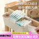 圣美岛（senmodor）婴儿床边挂篮床挂床围栏收纳盒尿不湿尿布袋挂袋筐 珍珠白/一个装[隔板可调节]