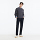 Pantalones informales de Joeone Casual Men's 25 Autumn Nuevo cómodo, pantalones suaves y elegantes, versión combinada + azul marino + jb1e12013 36 tamaño 180/90b (2.76) ft 92cm