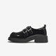 Mejor 2025 Autumn Mall New British College Style Oxford Shoes Shoes de cuero Molas Singles Singles Zapatos D3271CM5 Negro 36