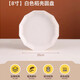 Rice husk disposable dinner plate food grade thickened high temperature resistant dish dish household high-end biodegradable 8-inch round dish/dish (deep plate) 100 pieces
