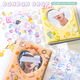 3D three-dimensional relief children's sticker girl nail art landscaping crystal cute cartoon 3-year-old DIY hand account transparent beans covering ugly computer mobile phone case without glue back sticker decoration