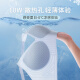 浪莎（LangSha）无痕内衣女夏季薄款冰丝凉感透气无钢圈聚拢裸感文胸罩 天空蓝 L 建议105-120斤