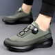 Zapatos de tendencia de carrera transfronteriza de Poustep 2025 zapatos de verano zapatos para hombres deportes casuales al aire libre zapatos de tela transpirable ls3527 zapatos negros individuales 38