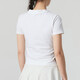 Adidas kurzes T-Shirt für Frauen im Sommer New White Campus Style Halbärmelige Sport American American Top Slim Kurzärmelig JV9859/Schuss One Size, eine gefälschte, um zehn l zu kompensieren 120-130jin [Jin gleich 0,5 kg]