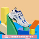 锐步（Reebok）男女情侣DMX 1200经典运动休闲时尚复古舒适老爹鞋 DV9226-白/蓝 34.5