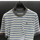 Fr.yh.zhlomy Victor European Station Top Luxus Sommer Neues T-Shirt NZN1396 STRIPE M [90-110]
