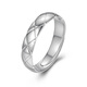 Zhou Dajin CHOW TAI KINGpt950 platinum ring for men and women with open opening and adjustable couple ring tail ring exquisite simple versatile men's ring platinum live ring 5.41g