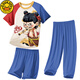 G.DUCKKIDS儿童睡衣小男孩莫代尔薄款夏季男童中大童三件套家居服哪吒春夏天 1M--ST-12353 170 8码(100-110)cm