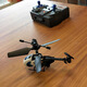 Small remote control aircraft mini helicopter electric model aircraft wireless helicopter toy model for children to fly 2 only send crossing rings a set of color message instructions Standard equipment + spare accessories bag + portable bag