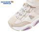 Skechers Skechers small armor sandals outdoor river sandals children's soft and comfortable versatile toe-toe sandals 319202L girls/natural color/multi-color/NTMT 36
