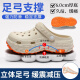 Chaussures de trou d'opération antidérapant Anshangfen Anti-Slip pour les hommes en été portez des sandales anti-odor EVA à semelles épaisses pour les femmes pour les femmes. Khaki [Honeycomb Anti-slip, position à long terme sans fatigue] 42-43 adaptée à 41-42 (longueur intérieure 260 mm)
