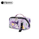 Lesportsac Lebosi 25 new cool Luomi garden series cute fresh makeup storage bag clutch bag Jinse rose dream